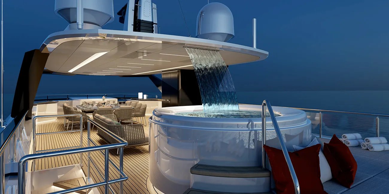 Orion One sundeck Jacuzzi