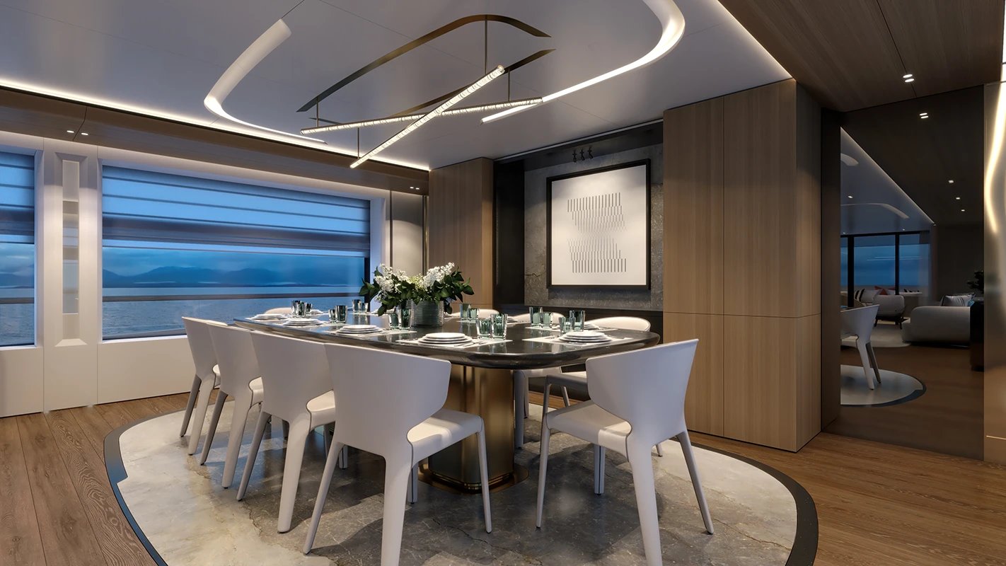 Orion One dining salon