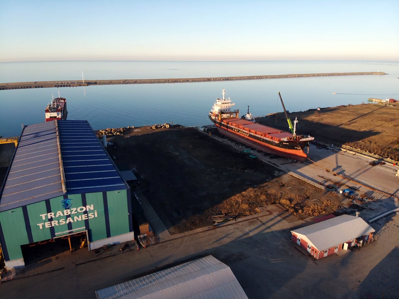 Repair berth at Trabzon Tersanesi